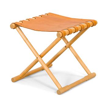 Maija Heikinheimo, A 1960s/70s century wooden stool 'Camping chair A'. Norrmark handicraft.