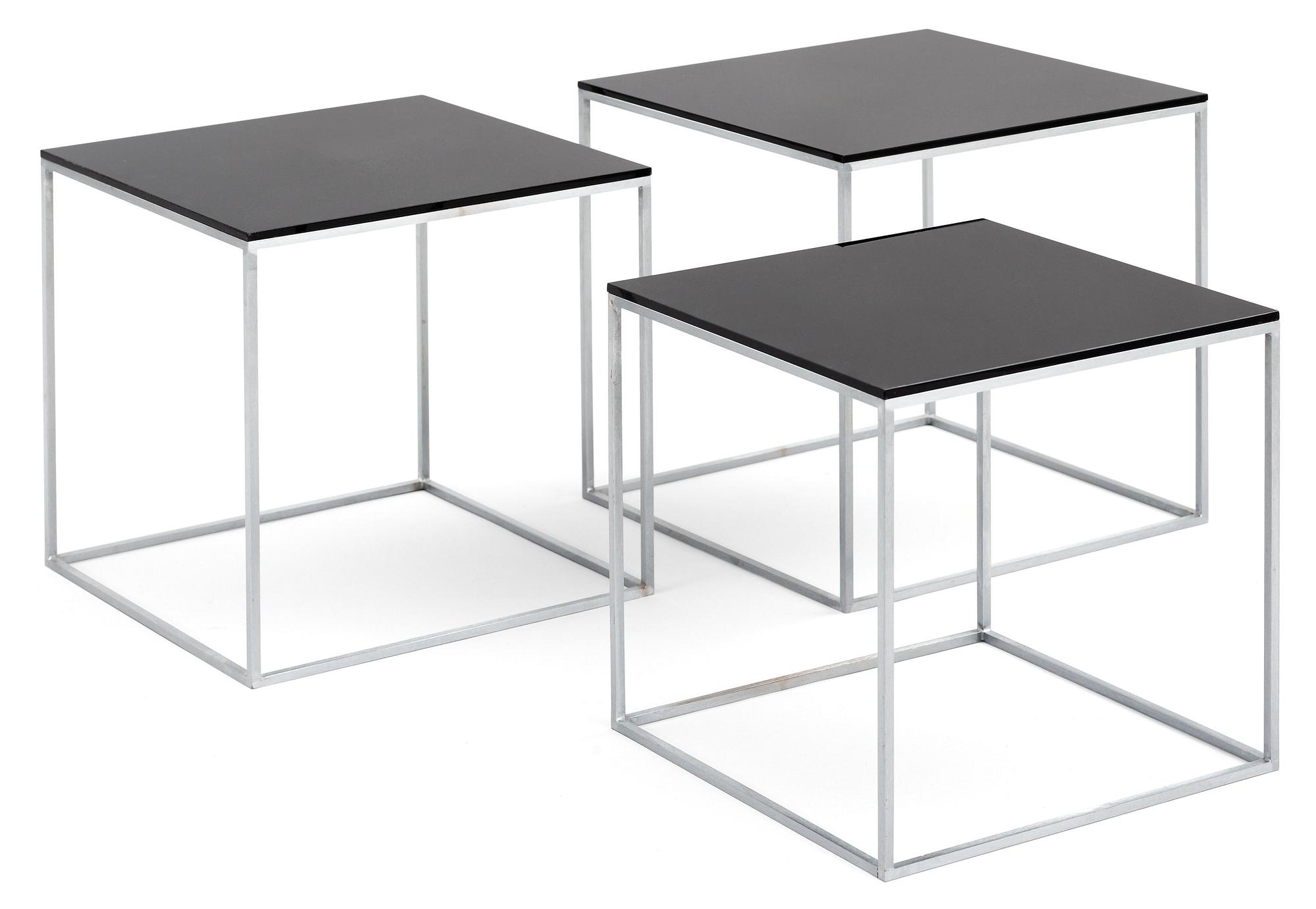 POUL KJAERHOLM, satsbord, "PK-71", 3 delar, Fritz Hansen, Danmark.