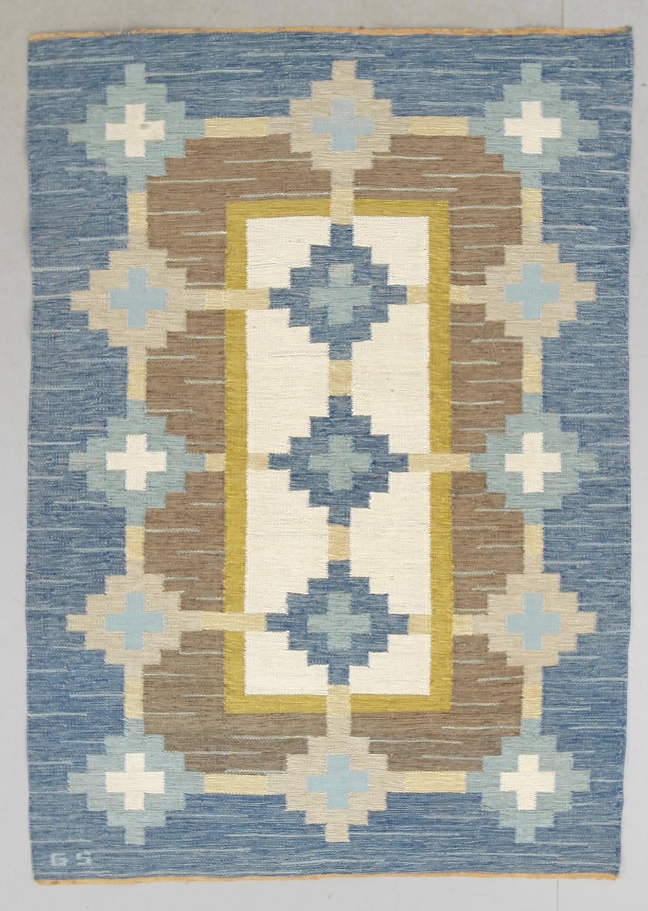 MATTA, rölakan, signerad GS, 1900-talets andra hälft. Ca 200 x 142 cm.