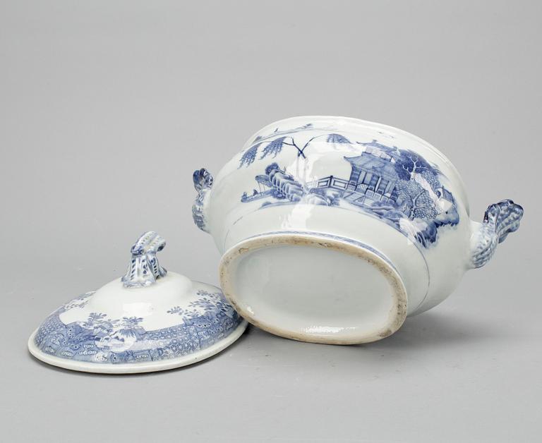 TERRIN, porslin, Kina, sen Qianlong (1736-95).
