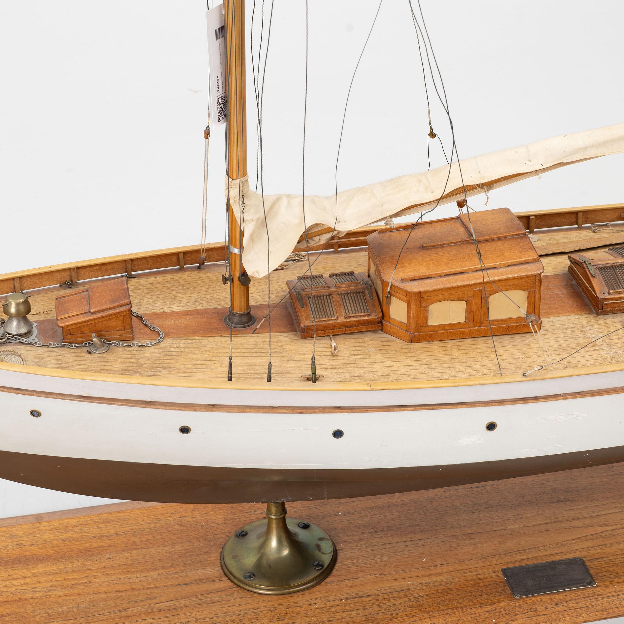 Ship model. “Independence III”, mid-1990s.