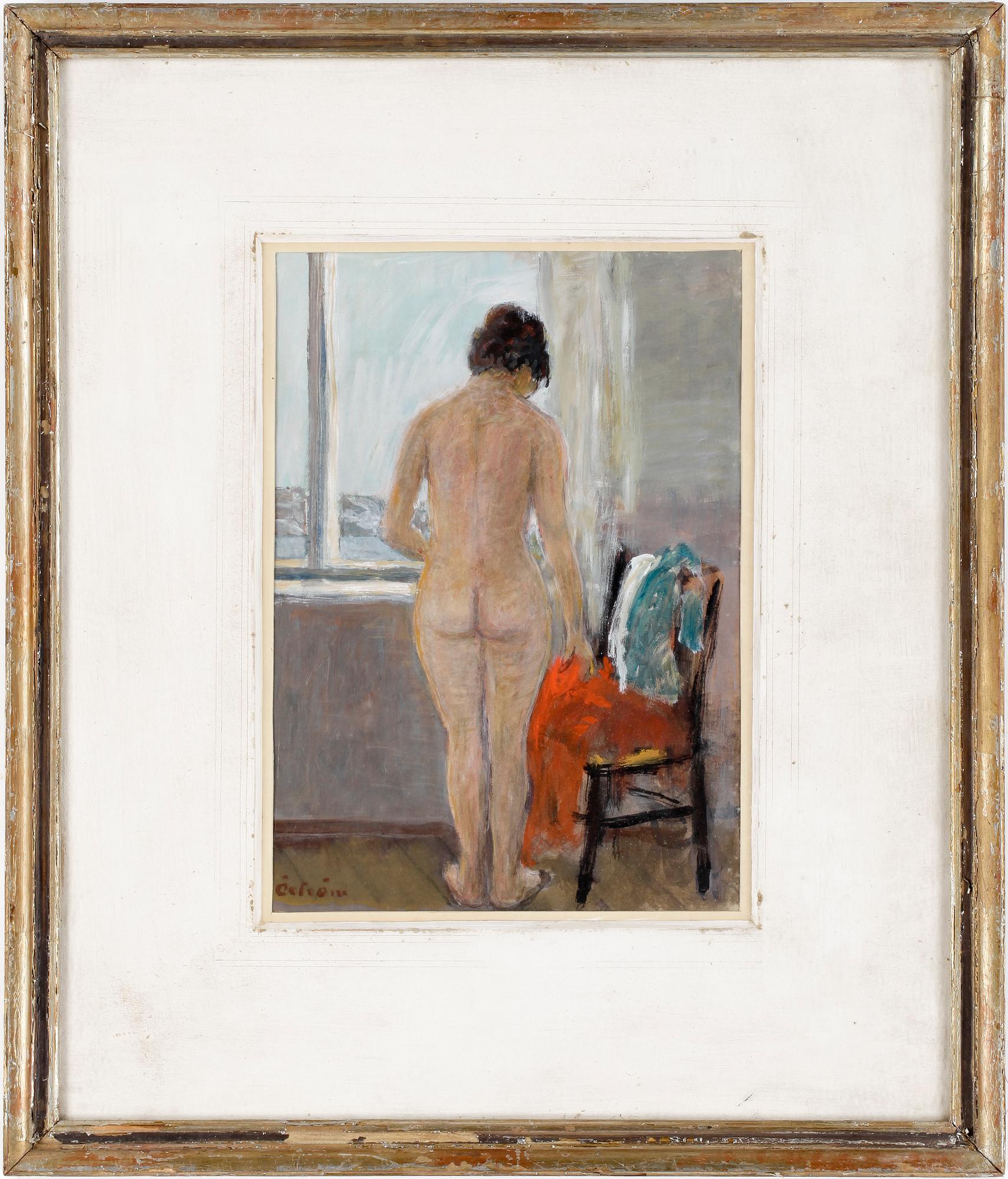 WERNER ÅSTRÖM, blandteknik på papper, sign.