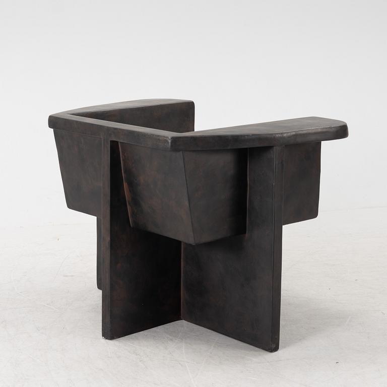 Kristian Sofus Hansen & Tommy Hyldahl, 
"Brutus Lounge Chair - Coffee" 101 Copenhagen, Denmark.