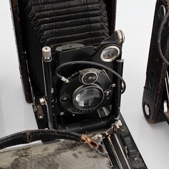 Ten cameras, first half of the 20th century.