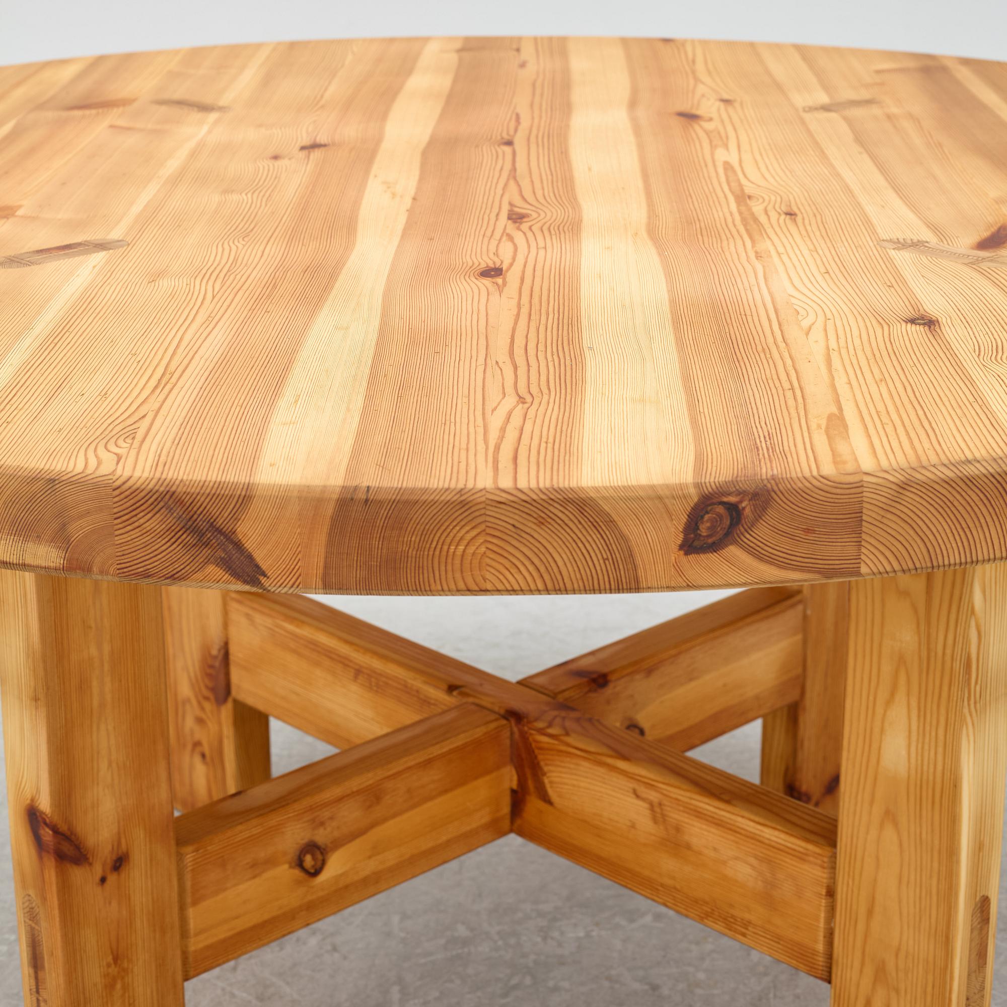 Roland Wilhemsson, dining table, "Oden", 1970s.