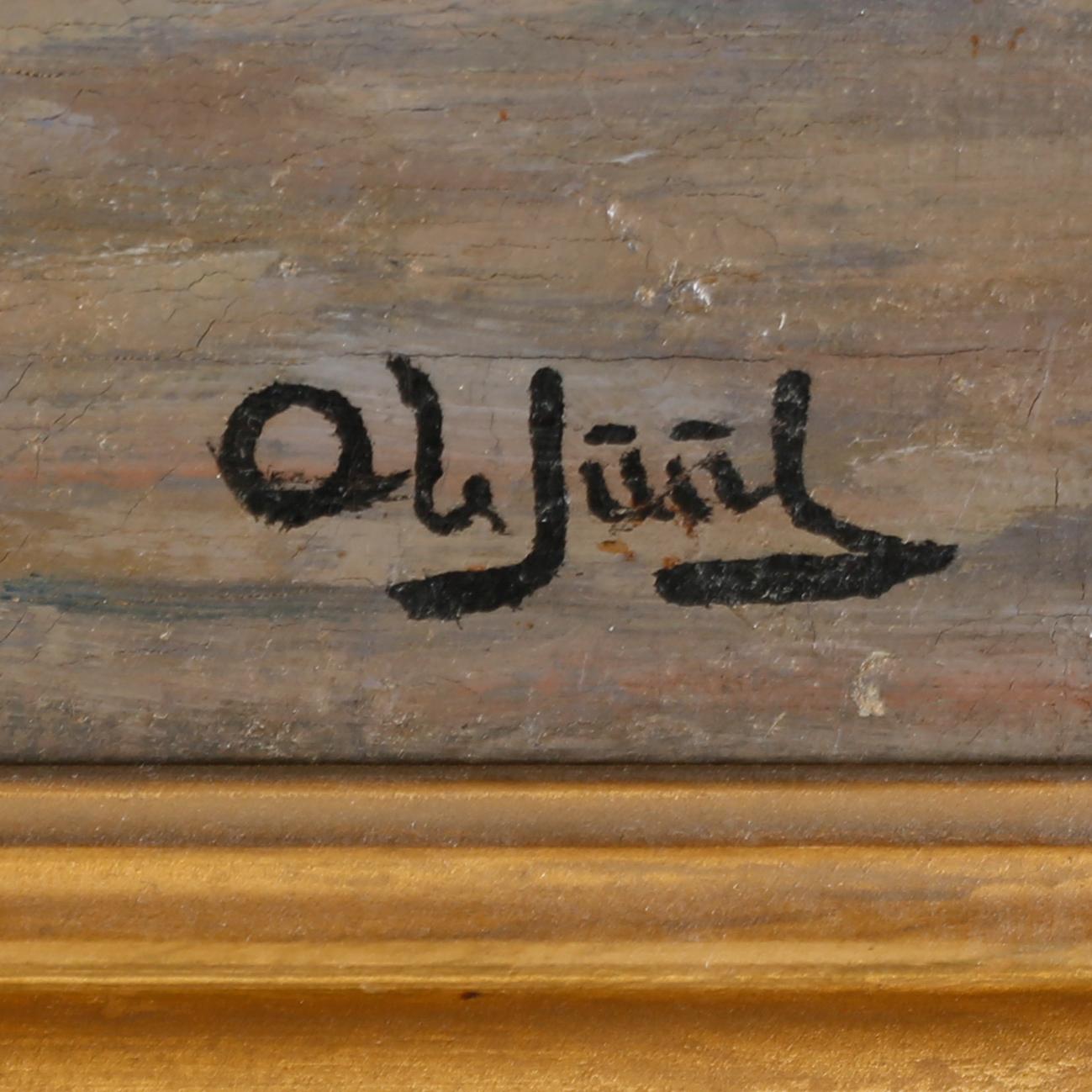 OLE JUUL, oil on canvas, signed.