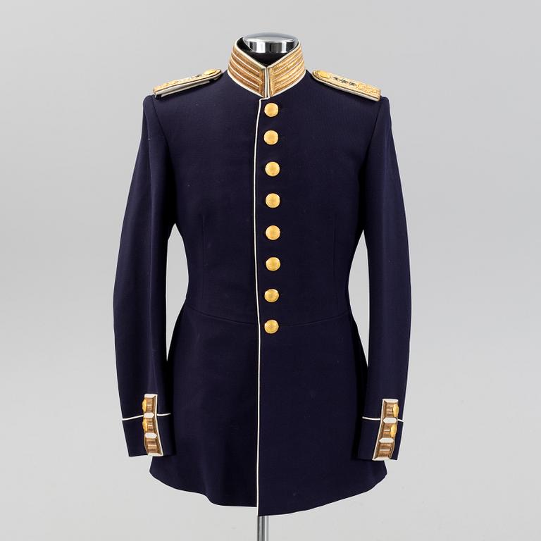 A Swedish military uniform with accessories, for officer Norrbottens Regemente I19.