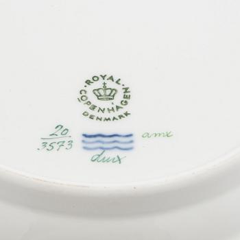 Plates 2 pcs "Flora Danica" Royal Copenhagen Denmark 1962-1963 porcelain.