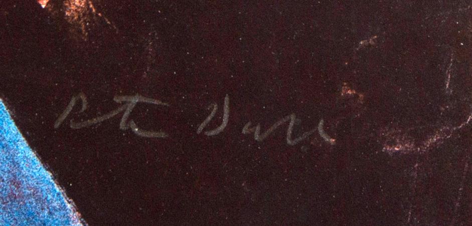 Peter Dahl, lithograph in colours, signed 268/375.