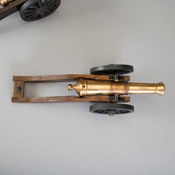 BORDSKANONER, ett par. 1900-talets slut.