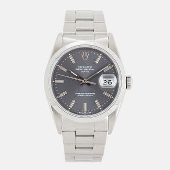 ROLEX, Oyster Perpetual Date, Chronometer, armbandsur, 34 mm.