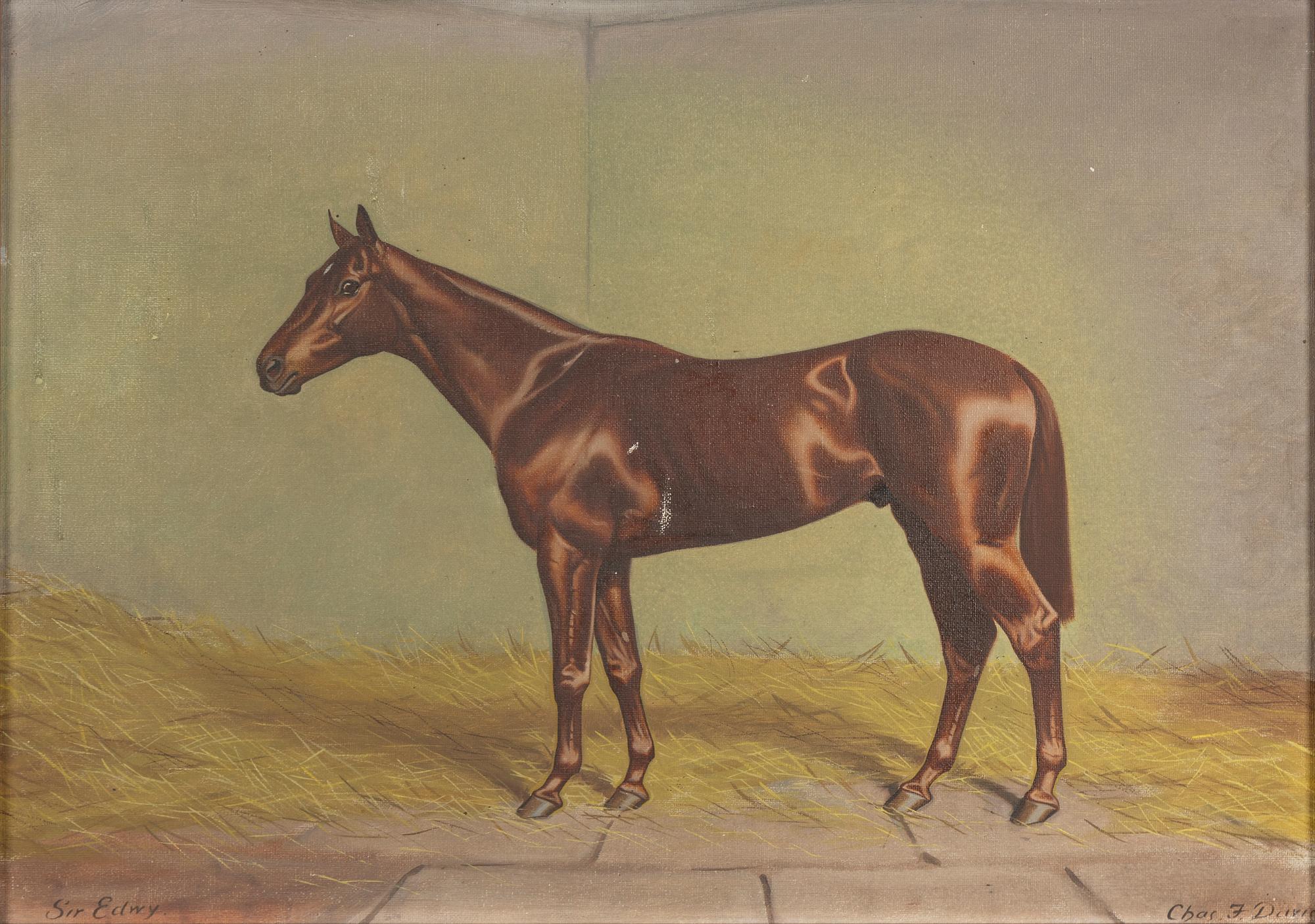 Okänd konstnär, 1800-tal, "Sir Edwy".