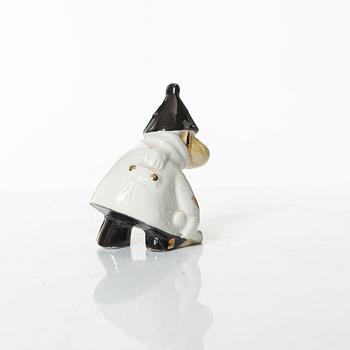 Leo Tykkyläinen, figurin "Polismästaren", keramik, Mumin, Finland, 1950-tal.