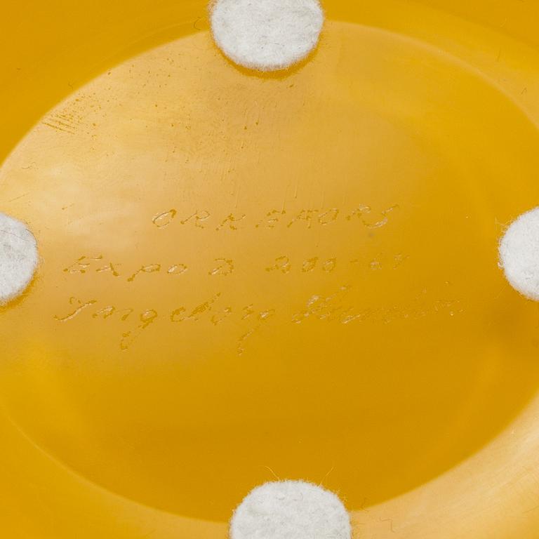 INGEBORG LUNDIN, a glass vase, Orrefors.