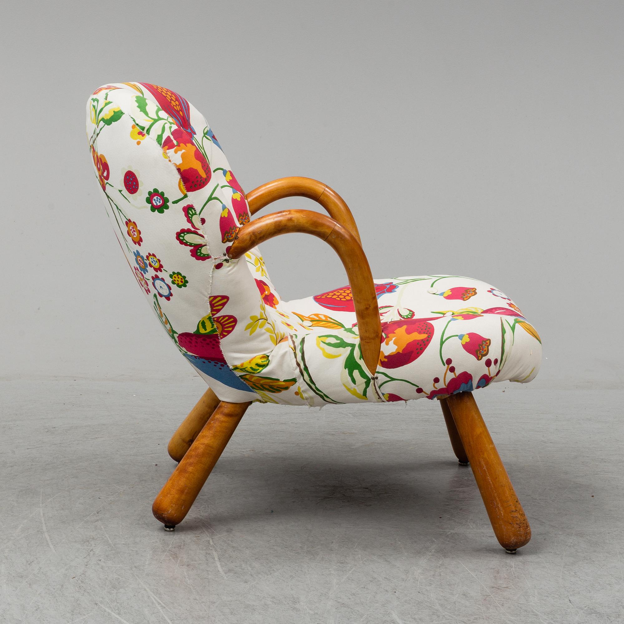 Philip Arctander, attributed to. A Clam Chair, 1940's-50's.