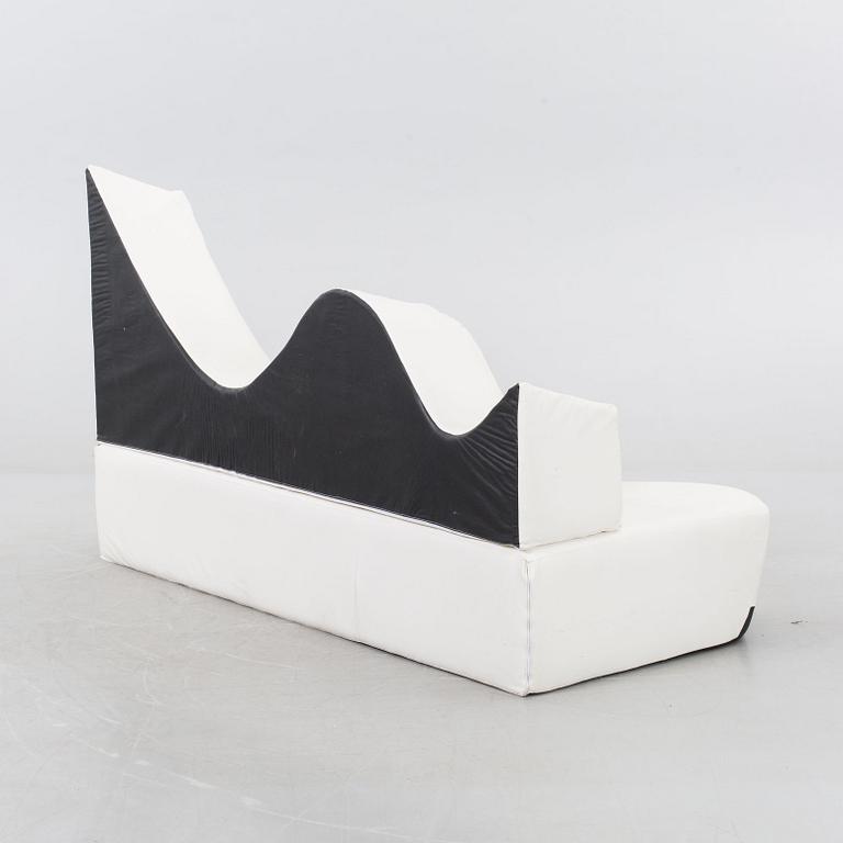 SOFA, sculptural, 2 parts. 1970s.