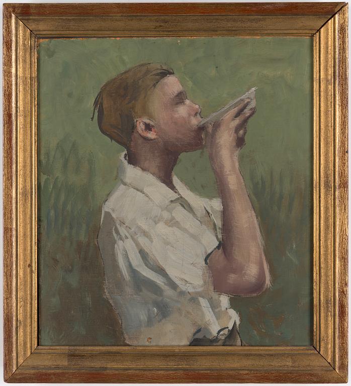 AKKE KUMLIEN, attributed to. Oil on board, unsigned.