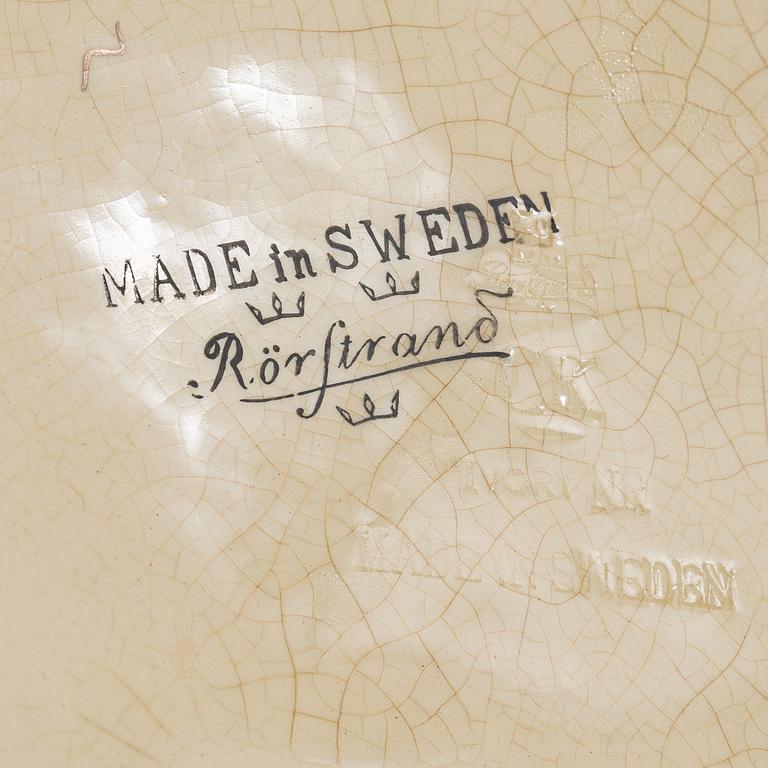 Pot on pedestal, Jugend, Rörstrand, early 20th century.