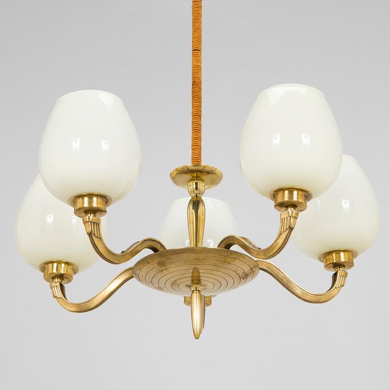 Paavo Tynell, taklampa modell 1381, Taito, 1930-tal.