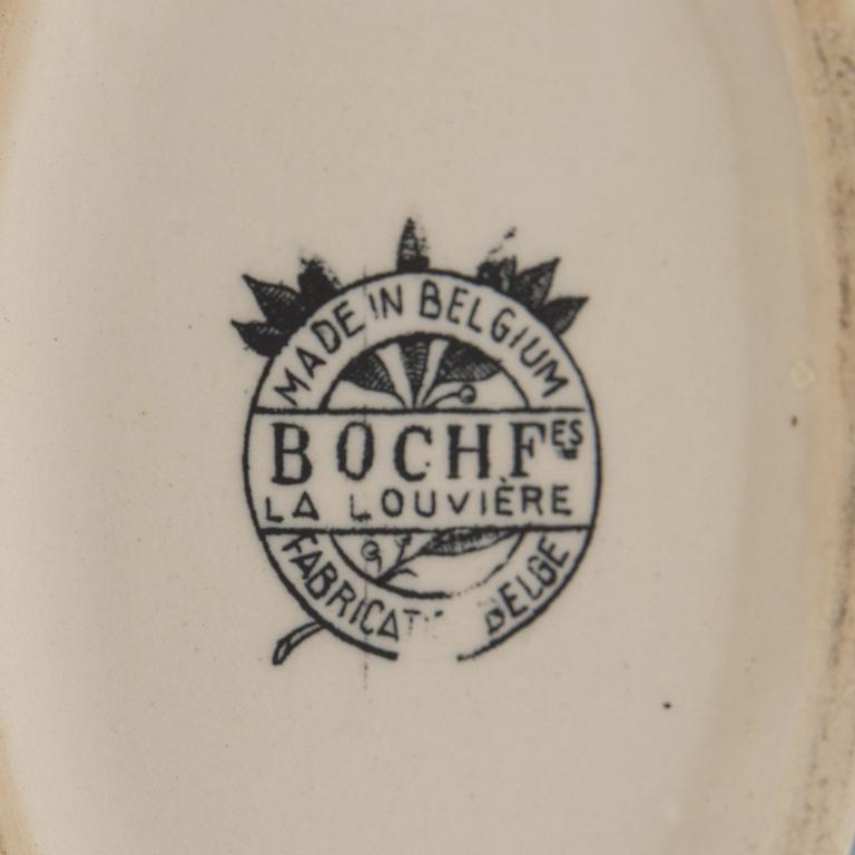 Service 56 pcs Bochs from Belgium early 20th century stoneware.