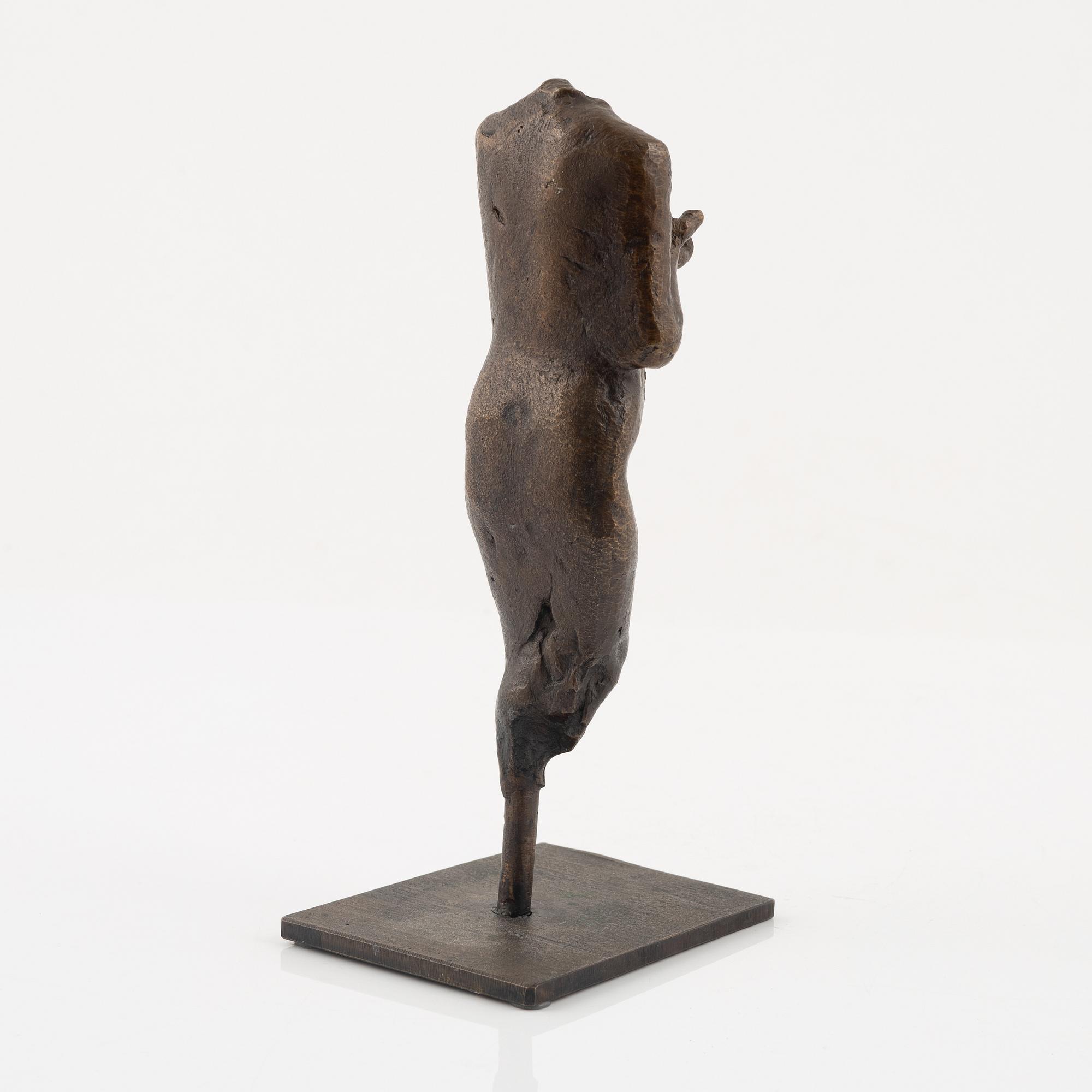 Bror Marklund, sculpture, unsigned, bronze, height 21 cm.