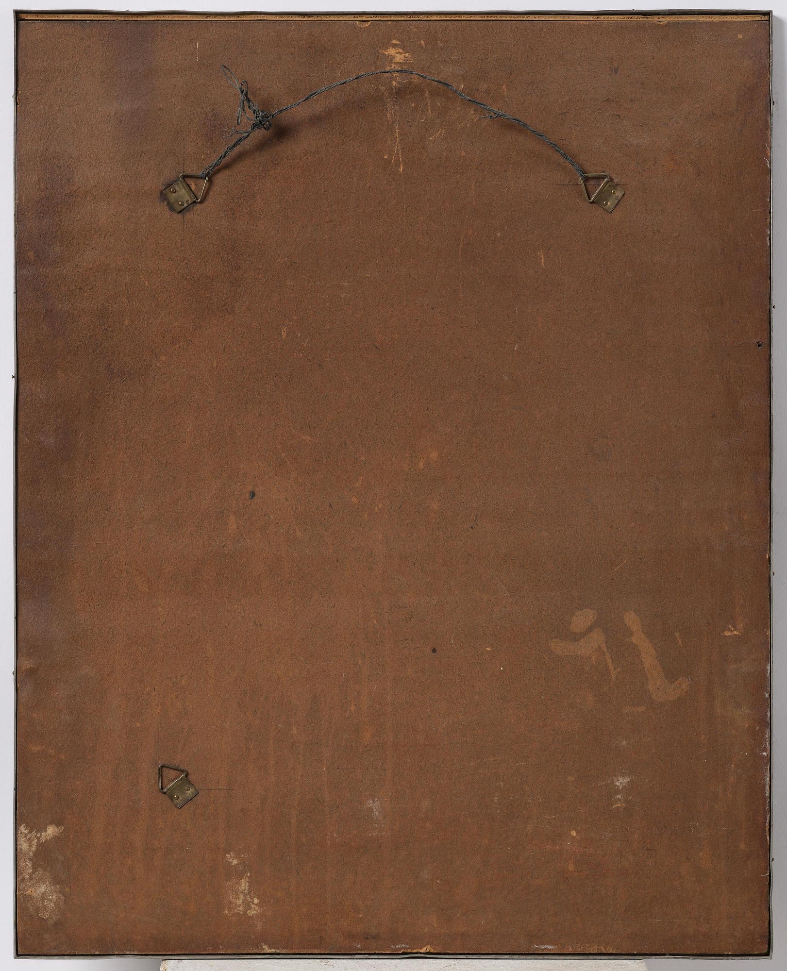 Björn Trägårdh, a rare pewter wall mirror model A 1607, Firma Svenskt Tenn, Stockholm, 1930s.