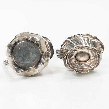 Nyrokoko, 1820, Creamers, 2 pcs, silver, GT Folcker, Stockholm 1857, respectively Moscow, Russia 1844.
