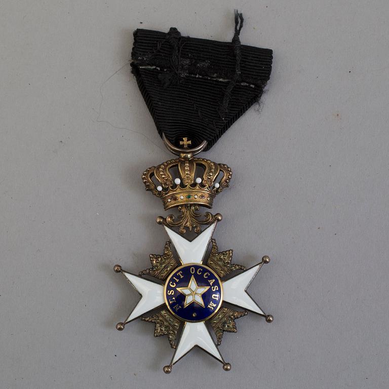 Order of the North Star, Sweden, bronze and enamel.