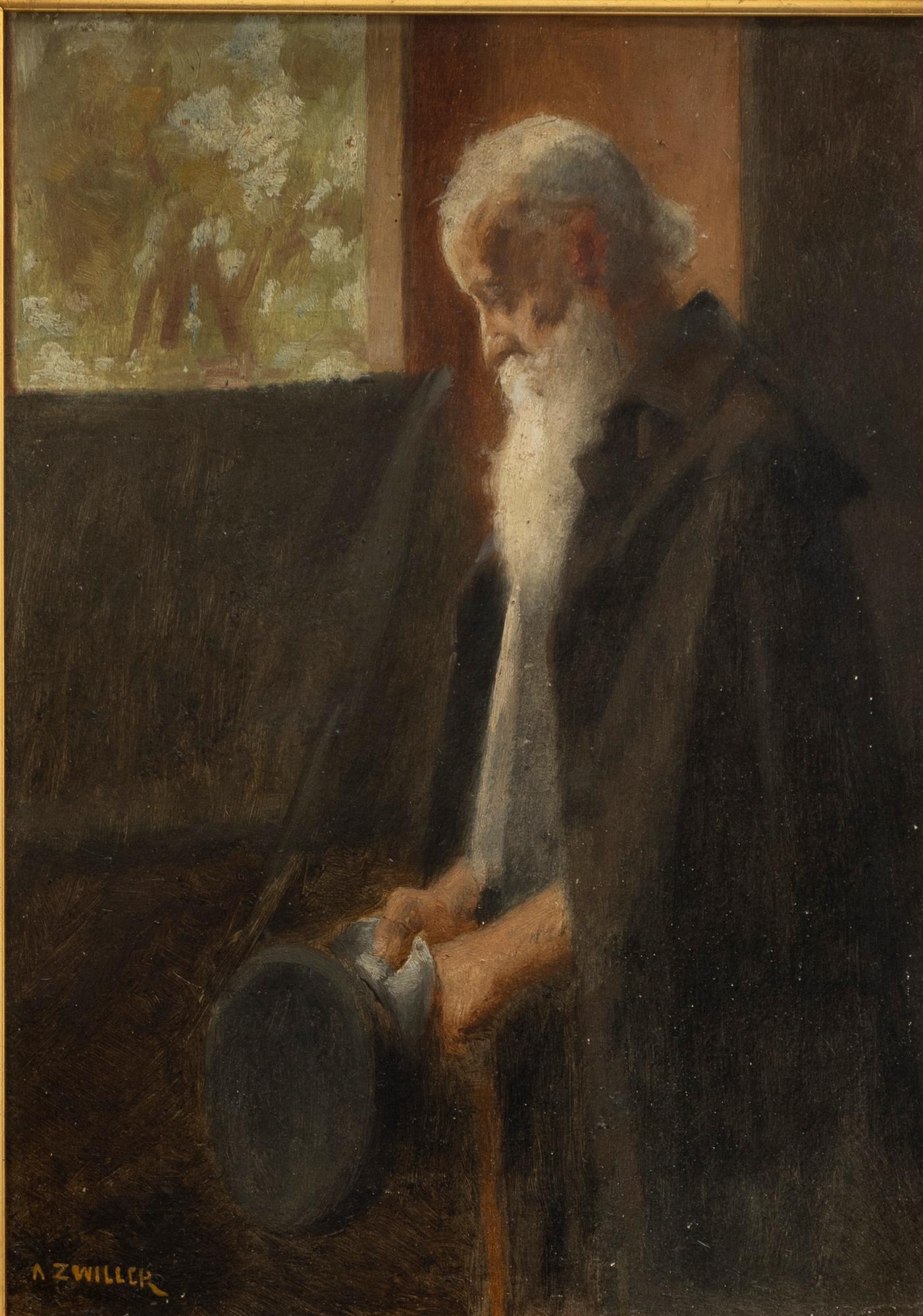 Augustin Zwiller, Porträtt av äldre herre.