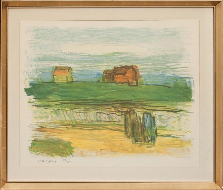 CARL KYLBERG, färglitografi, signerad och numrerad 355/360.