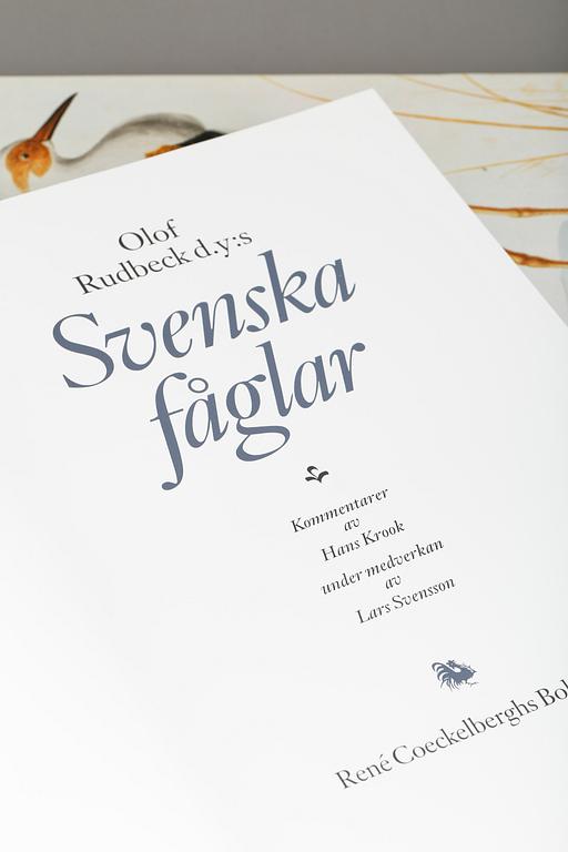 BOK, Olof Rudbeck d.y. (1660-1740) "Svenska fåglar", Stockholm, René Coeckelberghs bokförlag, 1988.