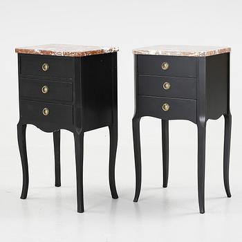 SÄNGBORD, 2st, 1900-talets andra hälft.