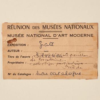 Eric Grate, Akvarell på papper, Signerad och daterad Eric Grate 1923.