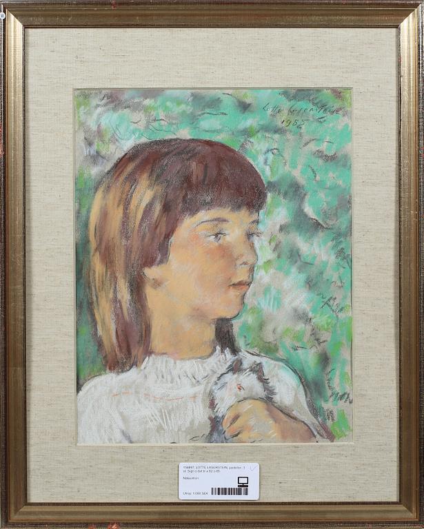 LOTTE LASERSTEIN, pasteller, 3 st. Sign o dat bl a 82 o 85.