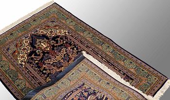 A RUG, Qum, around 160 x 110 cm.