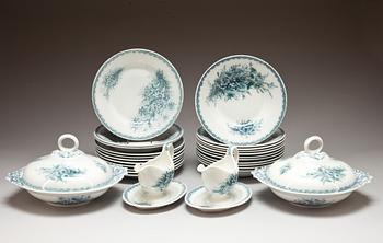 SERVIS, 49 delar, flintgods, "Feldblumen", Villeroy o Boch.