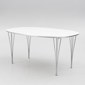 Bruno Mathsson & Piet Hein, matbord, "Superellips", Fritz Hansen, 1983.