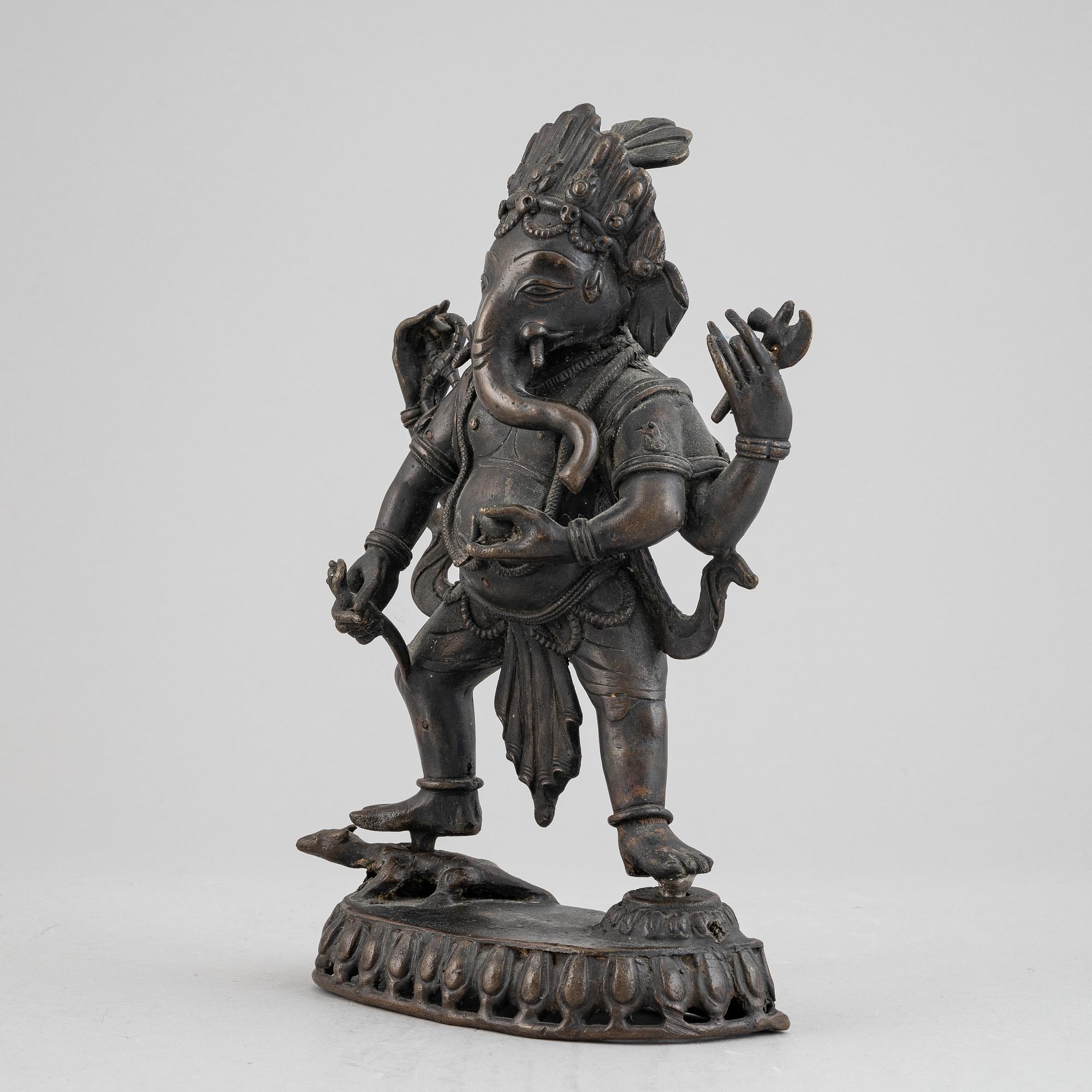 Figur, brons, Indien, troligen 1800-tal.