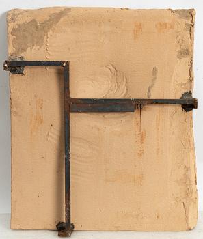 Hertha Hillfon, skulptur, stengods, Öga, egen ateljé.