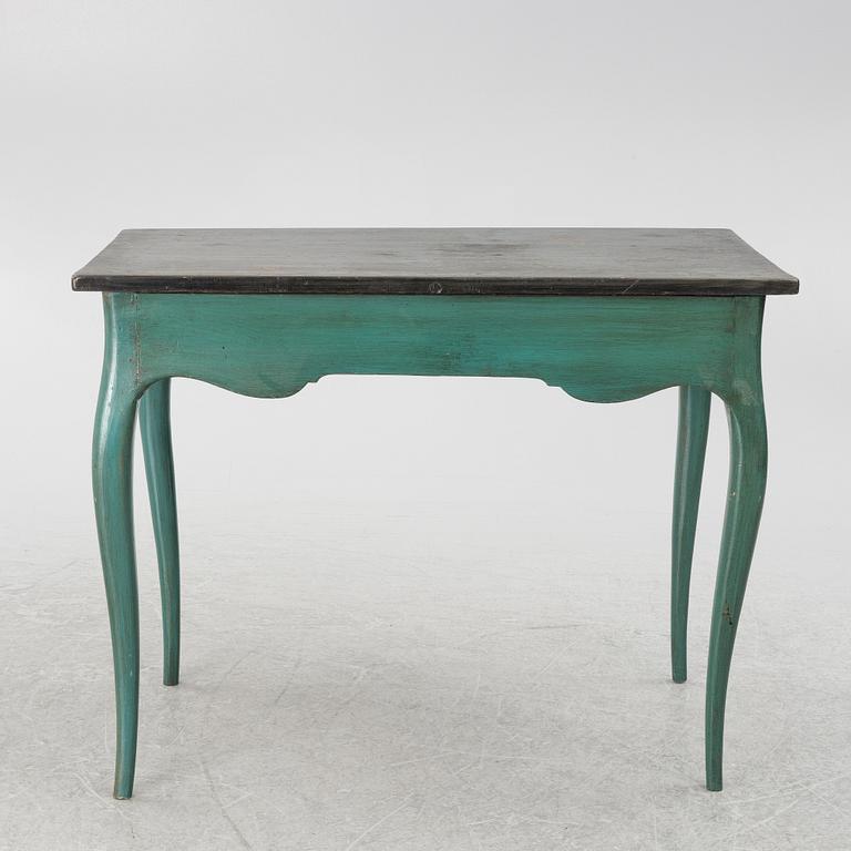 A Swedish Rococo table, late 18th century.