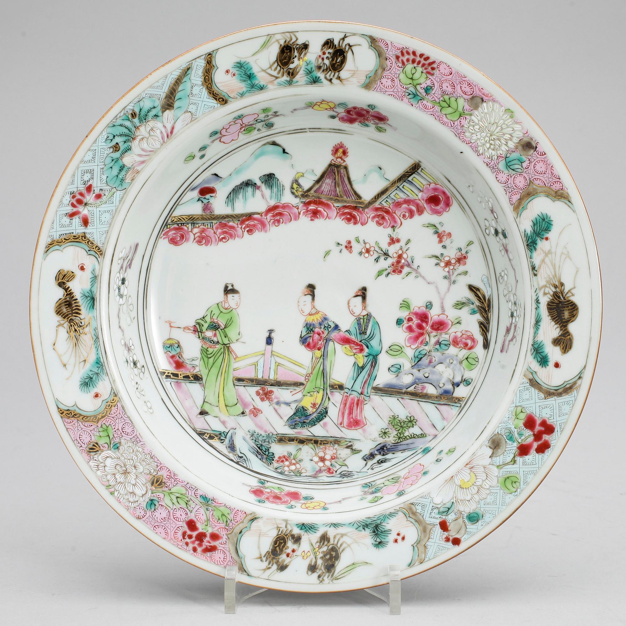 TALLRIK, kompaniporslin, Kina, Yongzheng (1723-35).