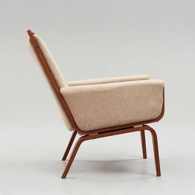 HANS J WEGNER, an easy chair, a prototype of model "GE501", Getama, Denmark, 1970's.