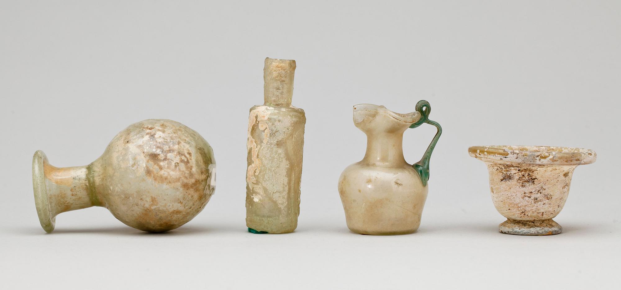 GLASKÄRL, 8 st, östra Medelhavsområdet, 200-900 talet e Kr.