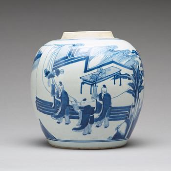 KRUKA, porslin. Qingdynastin, Kangxi (1662-1722).