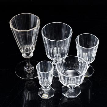 ELIS BERGH, a 'Karlberg' part glass service, Kosta (67 pieces).