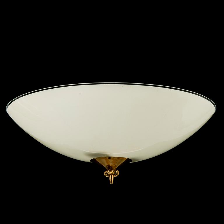 A mid-20th century ceiling light for Itsu Finland.