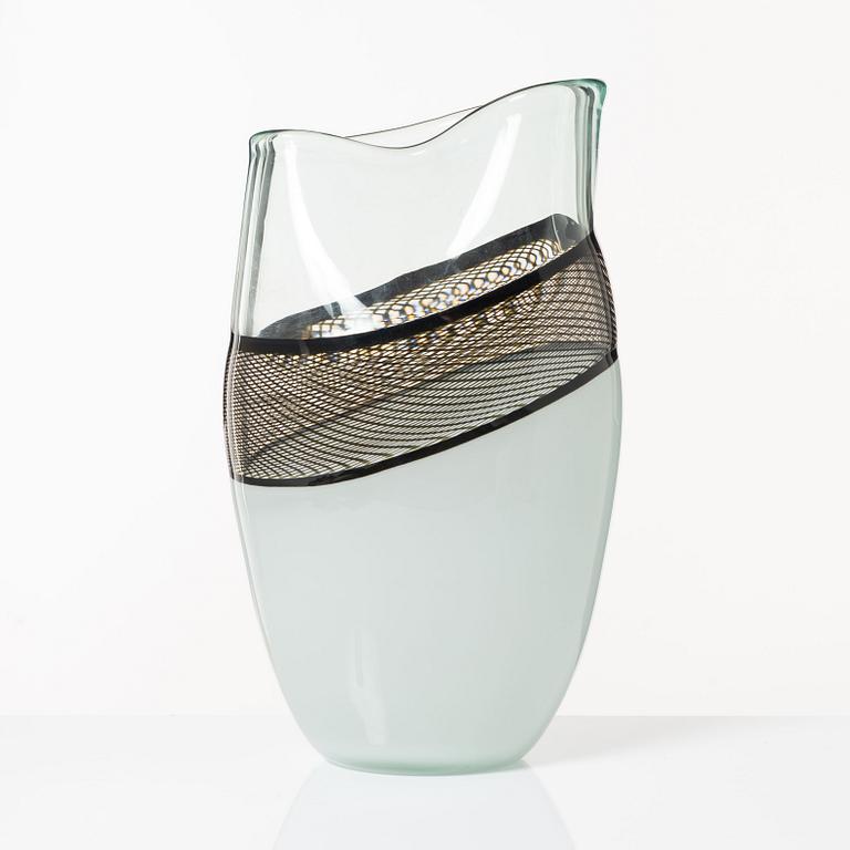 Giampaolo Seguso, vase, 'Refolo', Murano, Italy 1993.