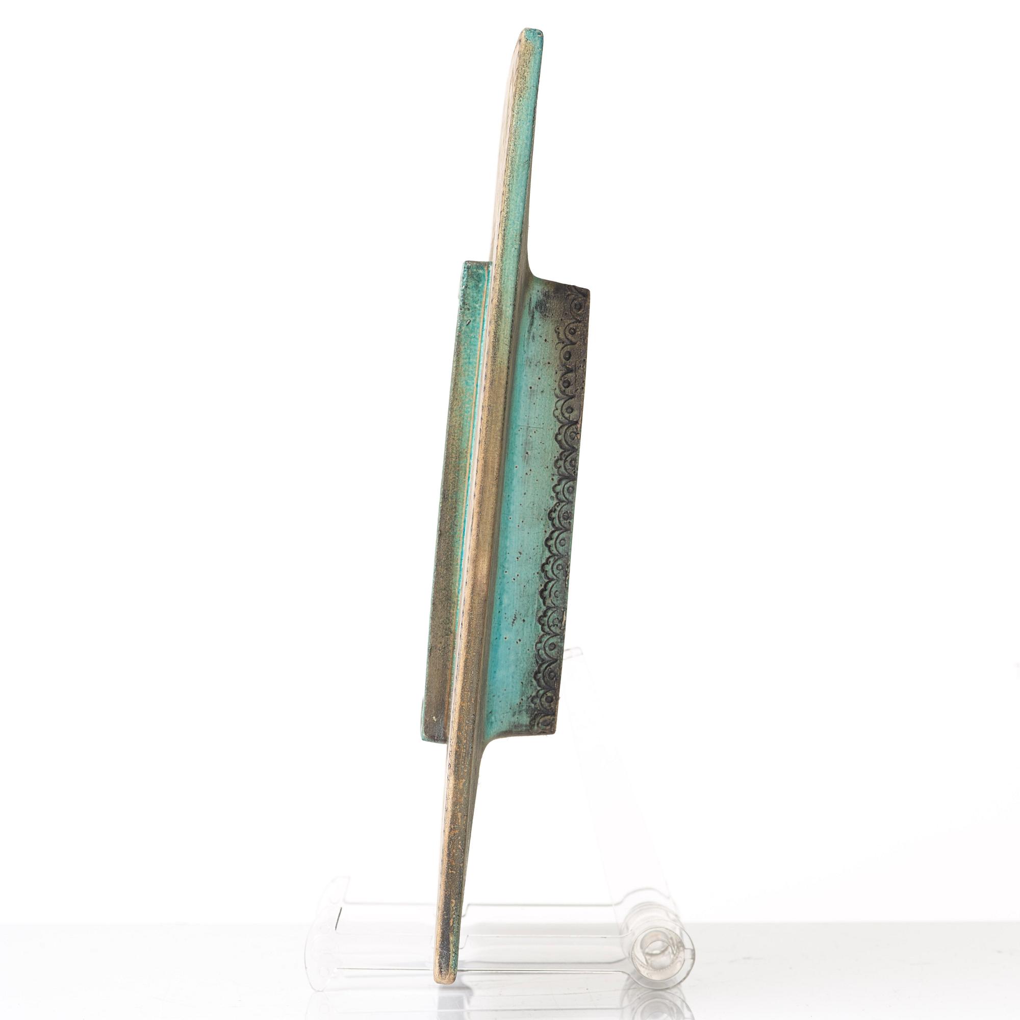 Rut Bryk, a stoneware sculpture/ dish, Finland 1950-60's.