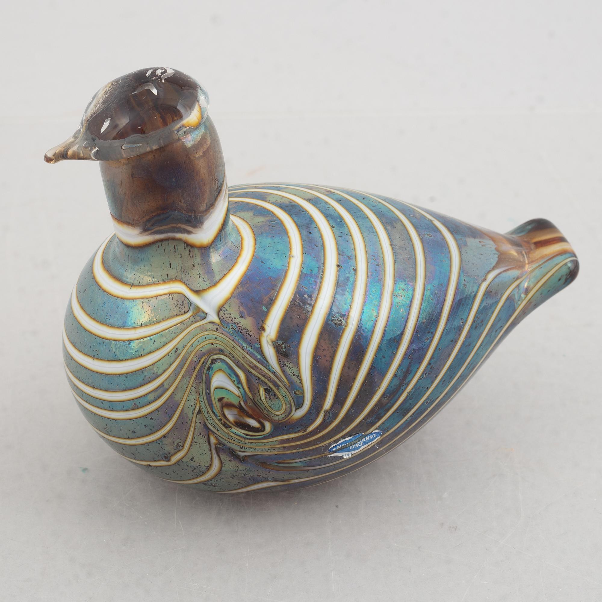 Oiva Toikka, a glass bird, Nuutajärvi, Finland.