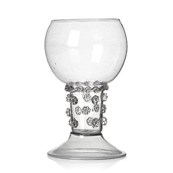 306. A large goblet, Skånska glasbruket, 18th Century.